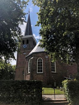 Church in Wirdum, Friesland The Netherlands