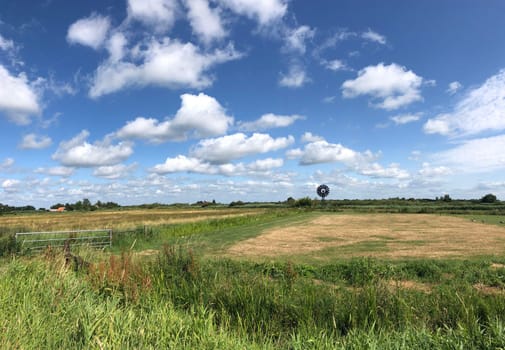 Frisian landscape in The Netherlands