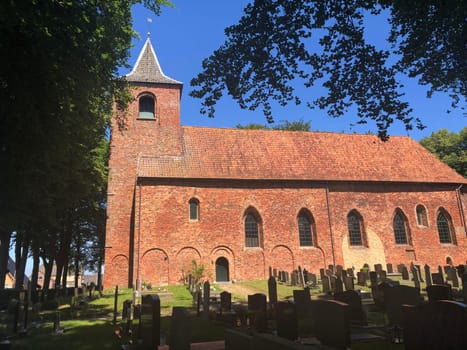 Church in Westergeest, Friesland, The Netherlands