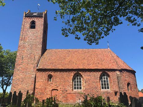 Church in Jistrum, Friesland, The Netherlands