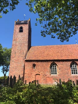 Church in Jistrum, Friesland, The Netherlands