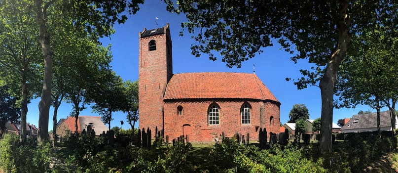 Church in Jistrum, Friesland, The Netherlands