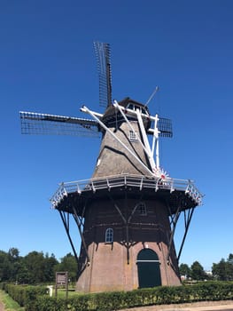 Windmill in Sumar, Friesland, The Netherlands