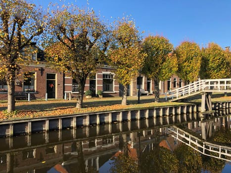 Autumn in Sloten, Friesland, The Netherlands