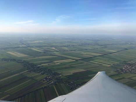 Flying above The Netherlands