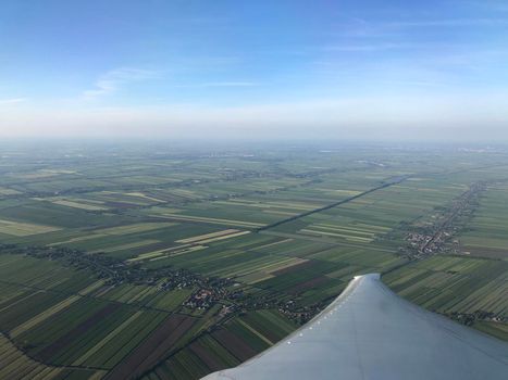 Flying above The Netherlands