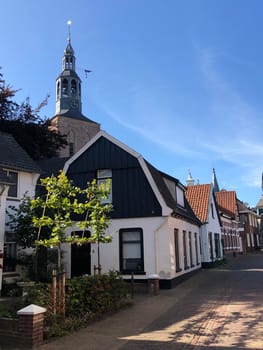 Old town street in Groenlo, The Netherlands