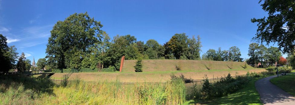 Panorama from the city wall around Groenlo, The Netherlands