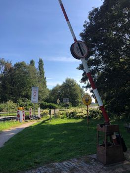 Former border control of the Dutch and German border around Dinxperlo, Germany