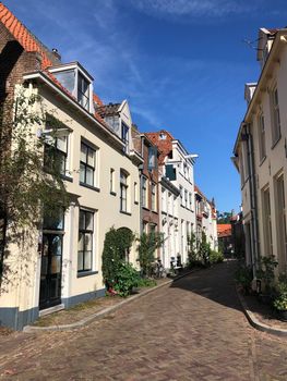Street in the old town of Zutphen, Gelderland The Netherlands
