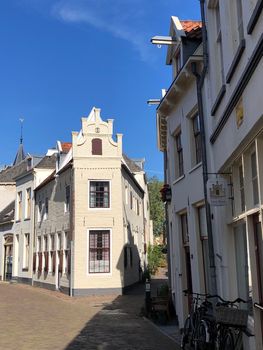 Street in the old town of Zutphen, Gelderland The Netherlands