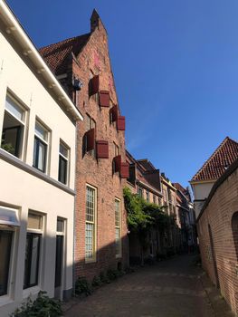 Street in the old town of Zutphen, Gelderland The Netherlands