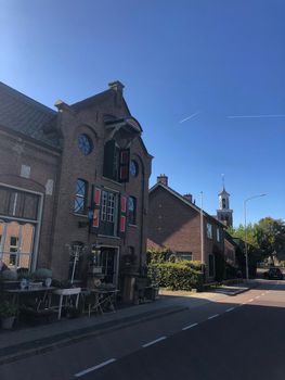 Street in Hummelo in Gelderland, The Netherlands