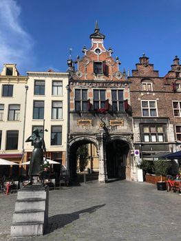 Architecture in the old town of Nijmegen, Gelderland The Netherlands