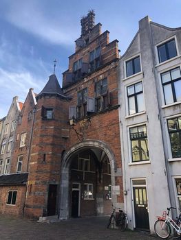 Architecture in the old town of Nijmegen, Gelderland The Netherlands