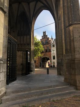 Architecture in the old town of Nijmegen, Gelderland The Netherlands