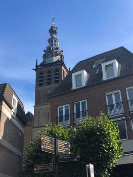 Tower of the Saint Stephen's Church in Nijmegen The Netherlands