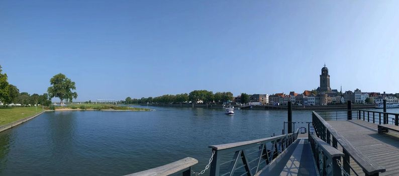 Skyline of Deventer in The Netherlands