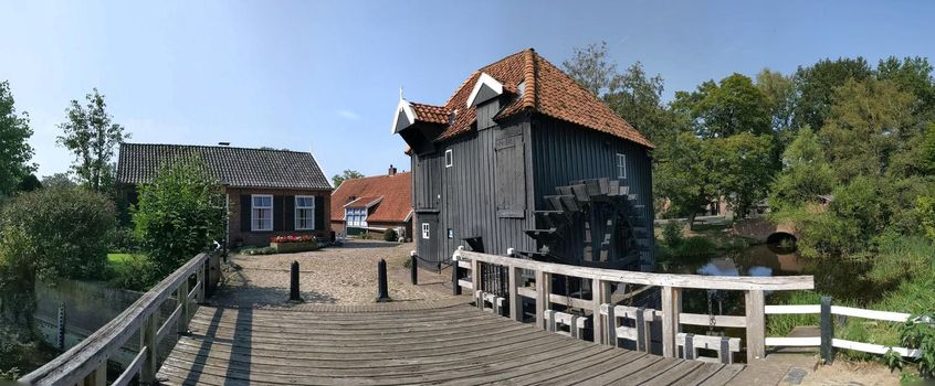 Panorama from the village Den Haller, The Netherlands