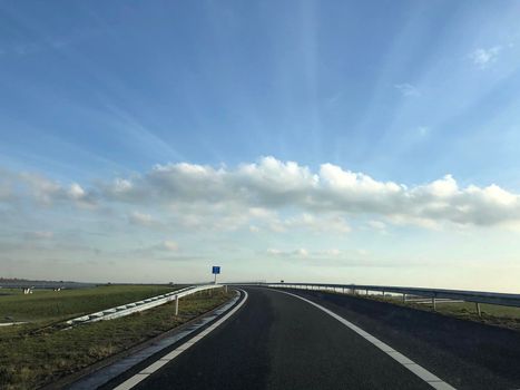 Junction A7 in Joure, Friesland The Netherlands