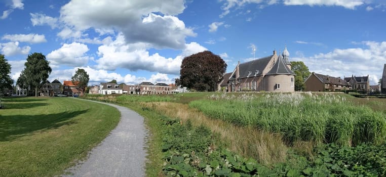 Panorama from the Coevorden Castle in Drenthe, The Netherlands