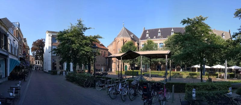 Panorama from the old town of Zwolle, The Netherlands