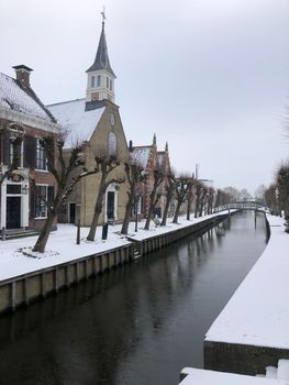 Canal in Sloten during winter