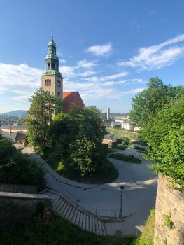 The Maria Himmelfahrt, heiliger Augustinus, heiliger Alexius von Rom church in Salzburg, Austria