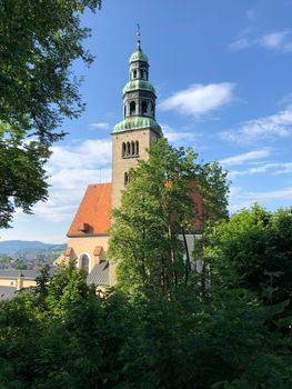 The Maria Himmelfahrt, heiliger Augustinus, heiliger Alexius von Rom church in Salzburg, Austria