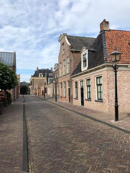 Architecture in the old town of Assen, Drenthe The Netherlands