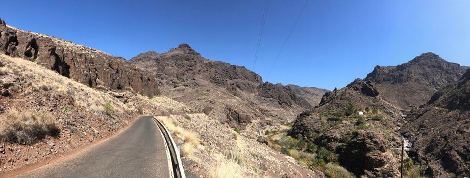 Scenery around La Aldea de San Nicolas de Tolentino on Gran Canaria