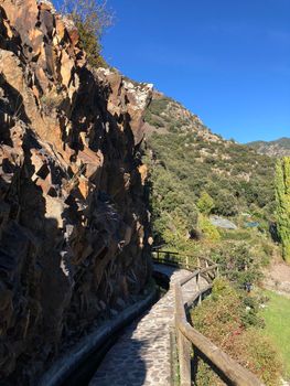 Path on the mountains around Andorra la Vella 