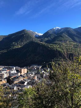 Aerial view from Andorra la Vella