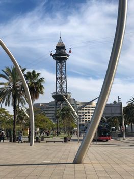 Torre de Jaume I in Barcelona Spain