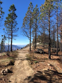 Hiking path around Artenara on Gran Canaria