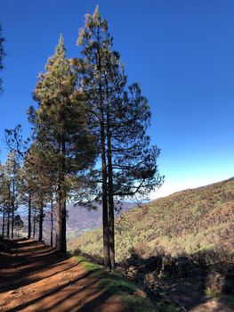 Hiking path around Artenara on Gran Canaria