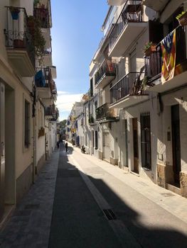 Street in Sitges, Spain