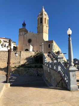 Church of Sant Bartomeu & Santa Tecla in Sitges, Spain