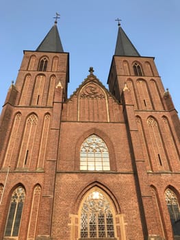 Propstei and Stiftskirche St. Mariä Himmelfahrt church in Kleve Germany