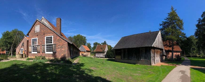 Panorama from Bauernhaus museum in Vreden, Germany
