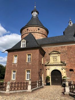 Wasserburg Anholt castle in Munsterland, Germany