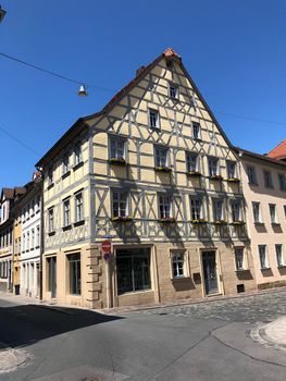 Timber frame houses in Bamberg Germany