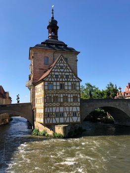 The old town hall in Bamberg Germany