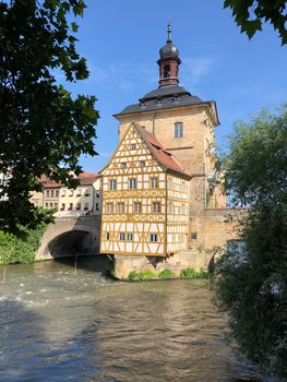 Theold city hall in Bamberg Germany