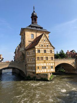 The old town hall in Bamberg Germany