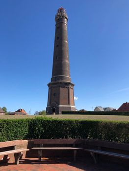 The New Lighthouse Borkum on the island Borkum in Germany