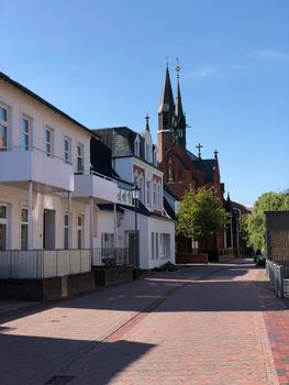 Maria Meeresstern Catholic Church on Borkum island in Germany