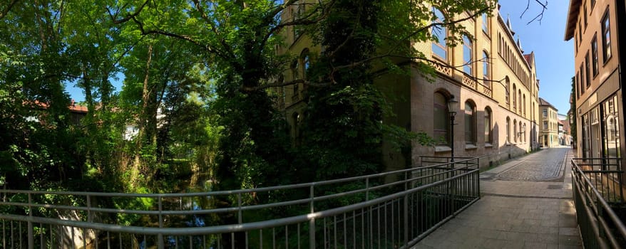 Panorama from a street in Braunschweig, Germany