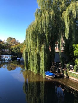 City canal in Emden, Germany