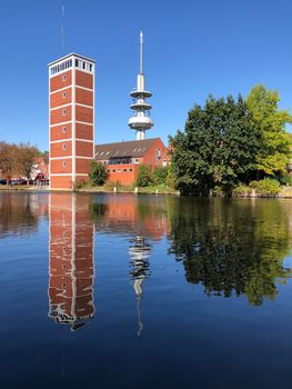 Telecommunications tower in Emden Germany